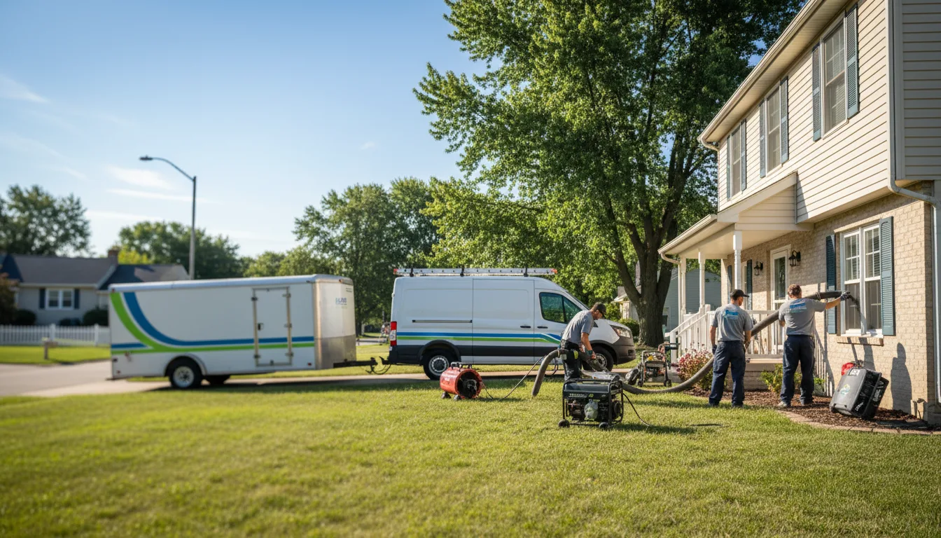 Flooded Basement Restoration And Cleanup With Repair in Gorham, IL near me